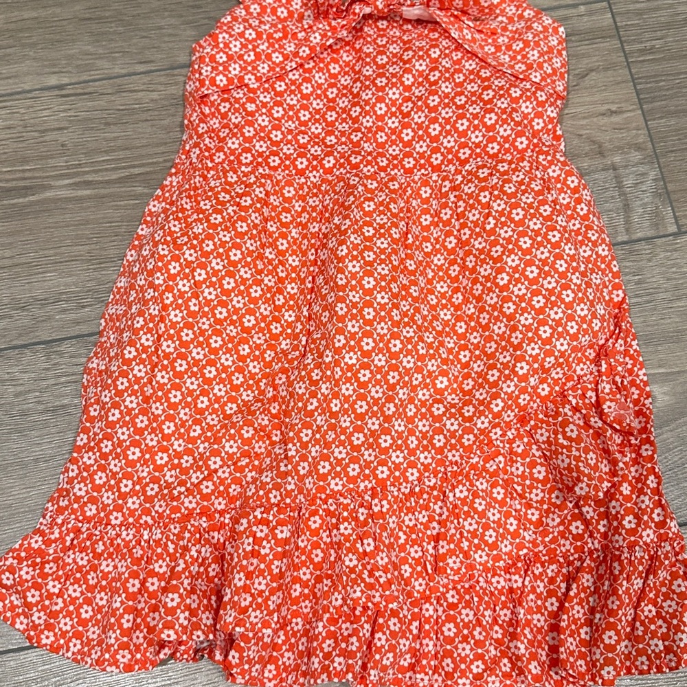 Janie and Jack Red Floral Casual Dress